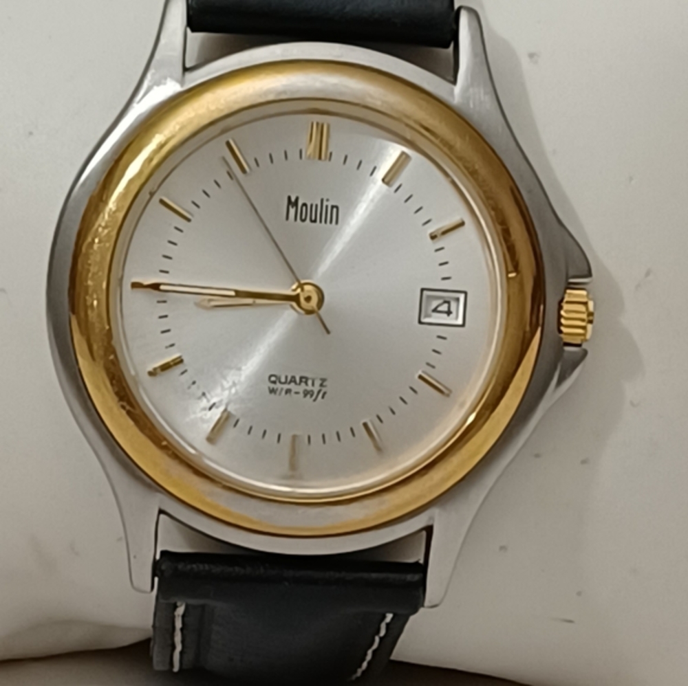VINTAGE MOULIN HOROLOGICAL QUARTZ WATCH